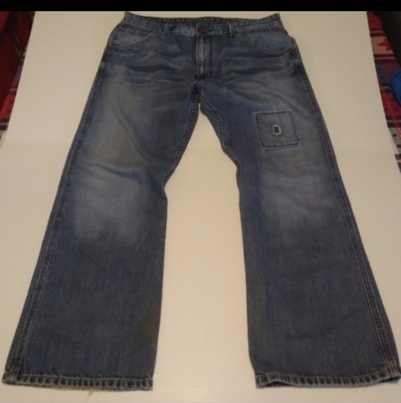 Vintage Silver Tab Levi's Sz 36 Knee patch y2k - Picture 2 of 14